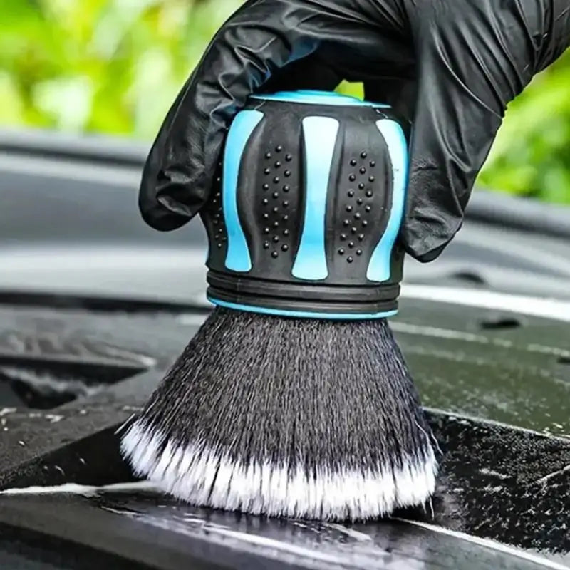 1PC Small Multi-Purpose Detailing Brush Soft Bristles For Dusting Scrubbing Interior Delicate Surfaces Car Cleaning Tool-New