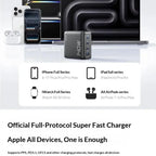 Anker 140w Gan Charger Pd 100w Multi Port Digital Display Ai Temperature Control Fast Charging For Macbook Laptop Phone Tablet Car Mobile World