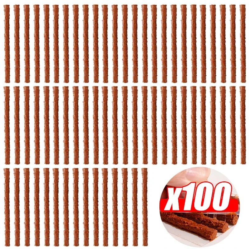 Tire Repair Strips Tubeless Rubber Stiring Glue Seals for Car Motorcycle Bike Tyre Puncture Rubber Strip Plug Repair Tool