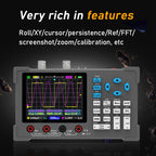 ZEEWEII DSO3D12 3.2 Inch Desktop Digital Oscilloscope 120M Bandwidth Dual Channel Multimeter and Signal generator 3 in 1 CM World