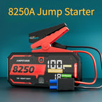 8250A 12V Car Jump Starter Portable Car Battery Booster Pack for All Gas and 13L Diesel Engines, Super Fast Charging Power