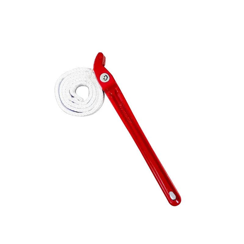 1Pc 12 Inches Belt Wrench Oil Filter Puller Strap Spanner Chain Wrench Adjustable Strap Opener Cartridge Disassembly Tool