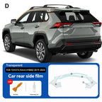 PFCC Car Precut Paint Protection Clear Film PPF TPU For Toyota RAV4 Hybrid XA50 2019-2024 Transparent Kit Sticker Accessories