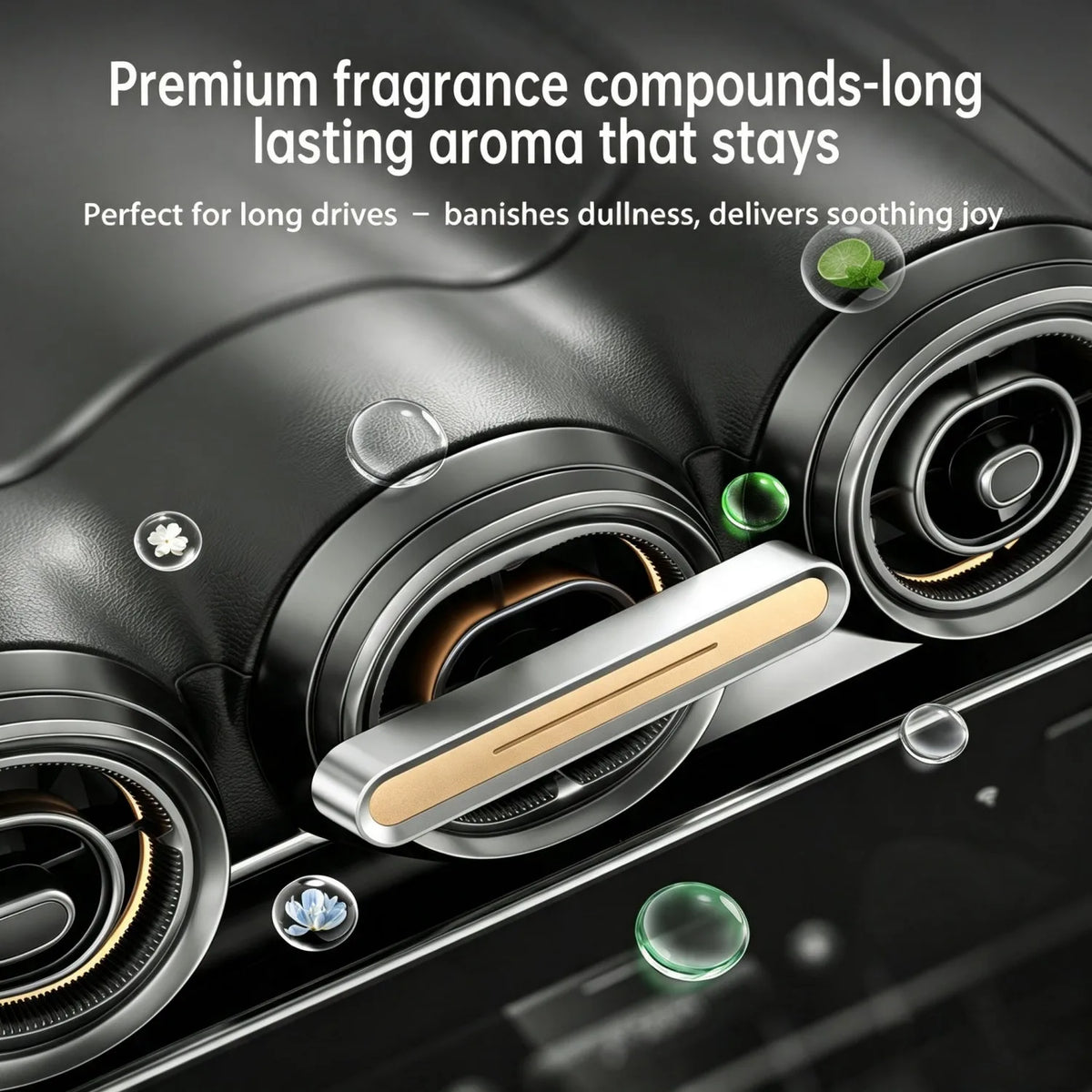 Luxury Car Air Freshener Long Lasting Fragrances Auto Air Outlet Perfume Freshener Car Aroma Diffuser Vent Clip