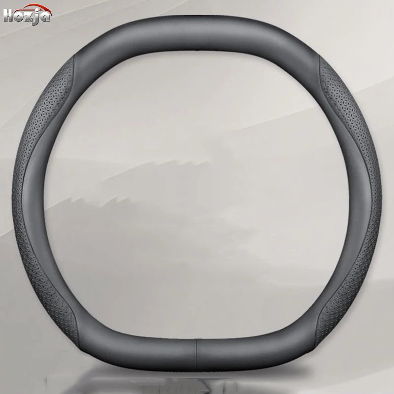 11colors D-shaped Car Steering Wheel Cover for Lincoln Nautilus 2023 2024 2025 2026 Auto Interior Protection Accessories
