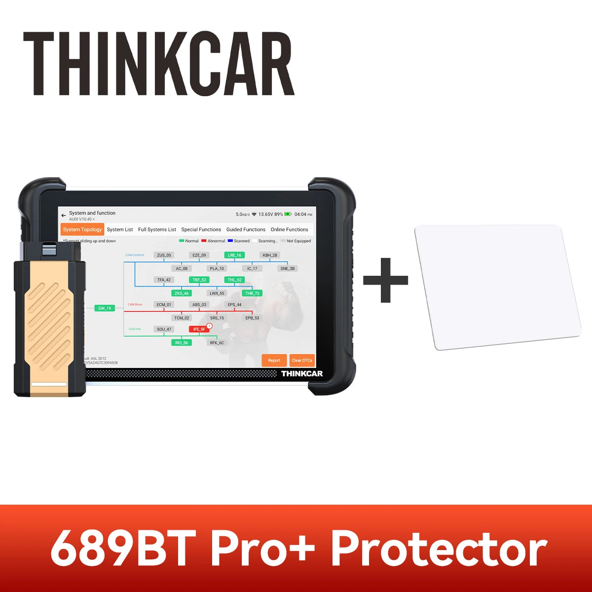 Lifetime Free Update THINKCAR THINKSCAN 689BT Pro OBD2 Scanner CANFD/DoIP All System Diagnose Topology 35 Reset Bi-directional