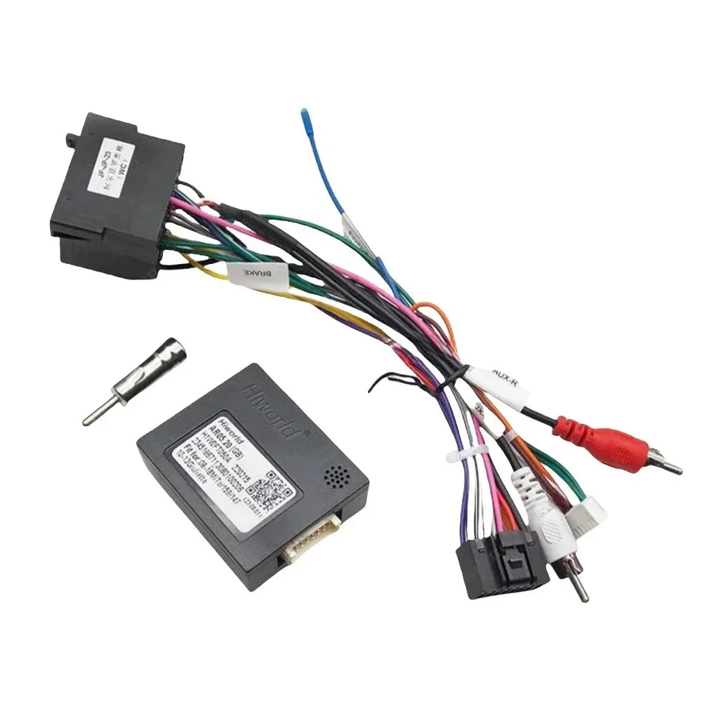 16 Pin Car Wiring Harness Adapter Canbus Box Decoder Android Radio Power Cable For Alfa Romeo Giulietta Mito 159 147