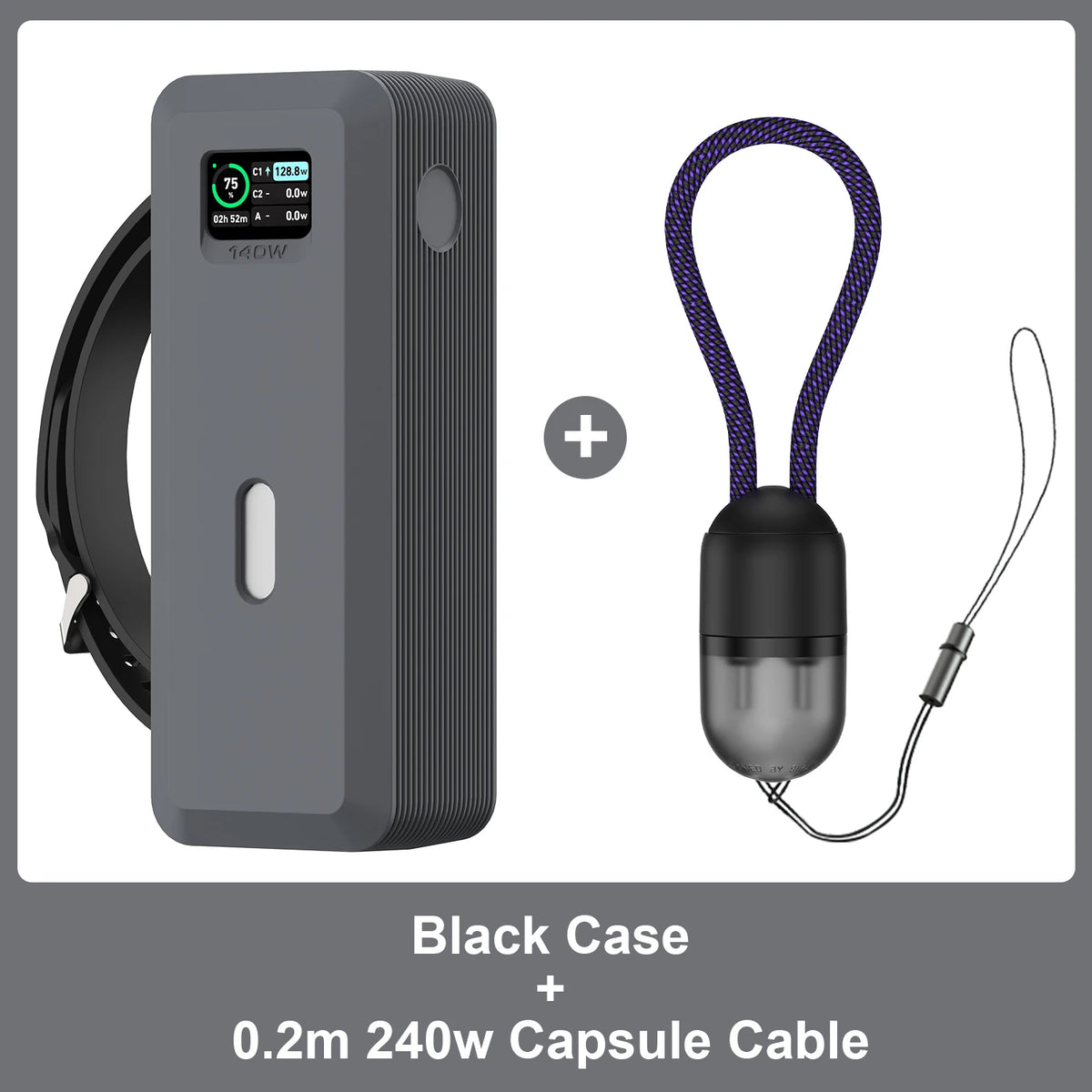 Silicone Case for Anker 737 Power Bank 140W 24000mAh PowerCore Charger TF/SIM card PIN storage Carrying Travel Case Storage Bag