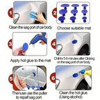 Car Dent Repair Tool Auto Body Part Mechanical Sheet Metal Paintless Dent Removal Puller Kit Hand Tools Kit Set CM World