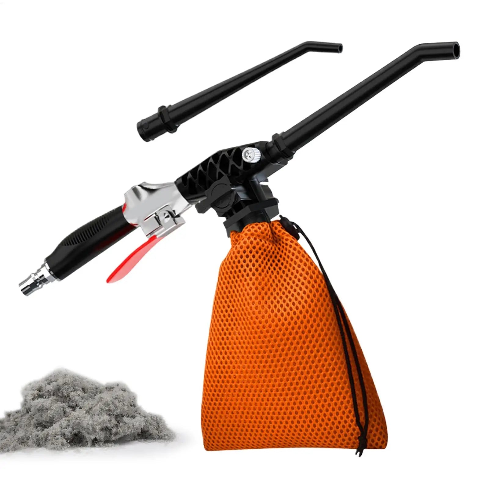 2-purpose car Vacuum Cleaner Guns Air Vacuum Blow Guns For Compressor Portable Cleaner Duster Tool For Dust Dirt Auto Detailing Car Mobile World