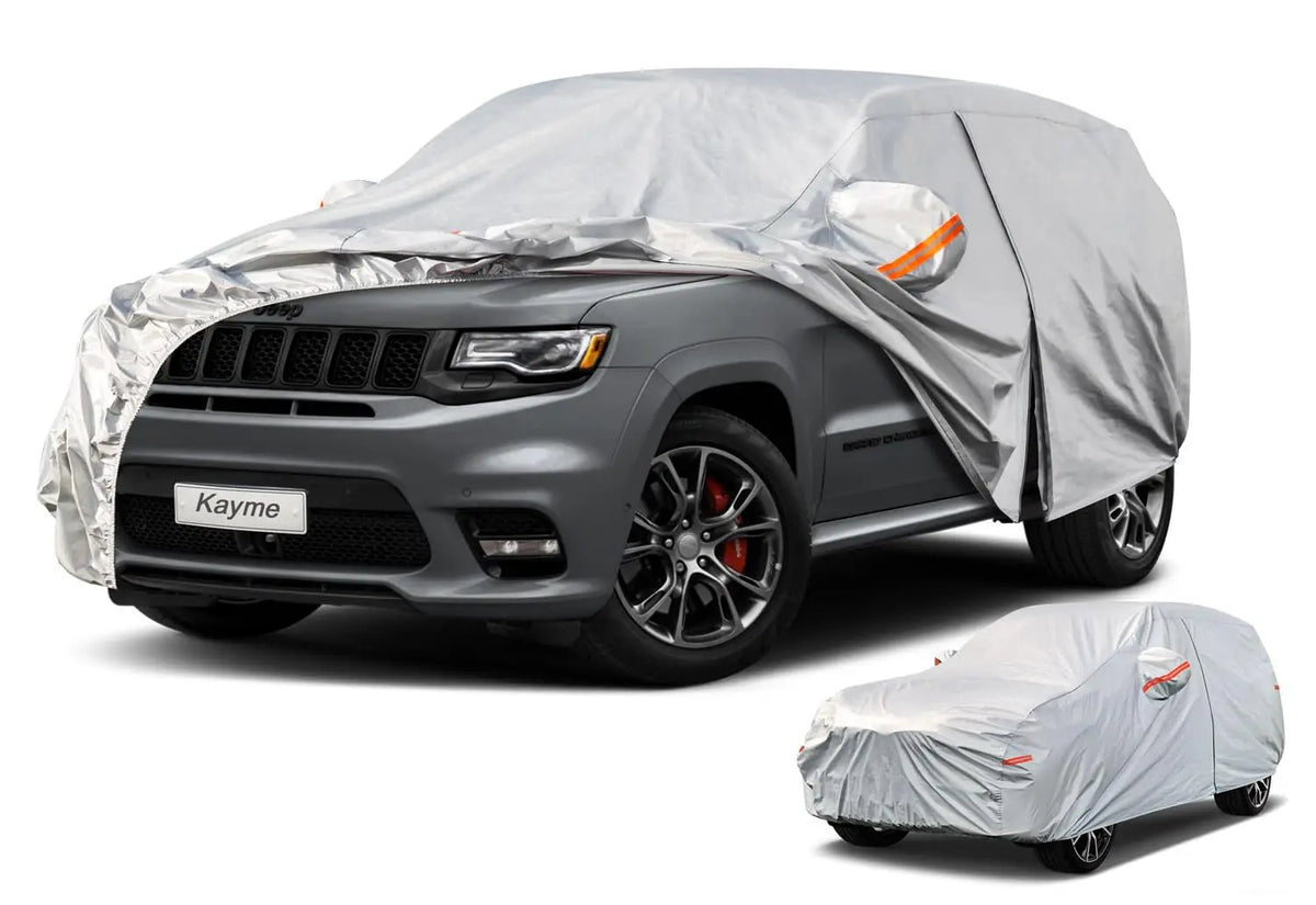 Heavy-duty Waterproof Car Cover All-Weather Outdoor Dust UV-Protective Fit for Hatchback Sedan SUV Full Kayme Car Accessories