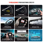 Launch X431 Creader 319 CR319 Auto Code Reader OBD2 Scanner Full OBDII EOBD Automotive Tools Obd2 Diagnostic Tool Professional Car Mobile World