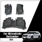 Custom Car Floor Mats For Mitsubishi Outlander 2025 2024 2023 (5 Seats) Carpets Auto Interiors Vehicles Accessories Foot Rugs