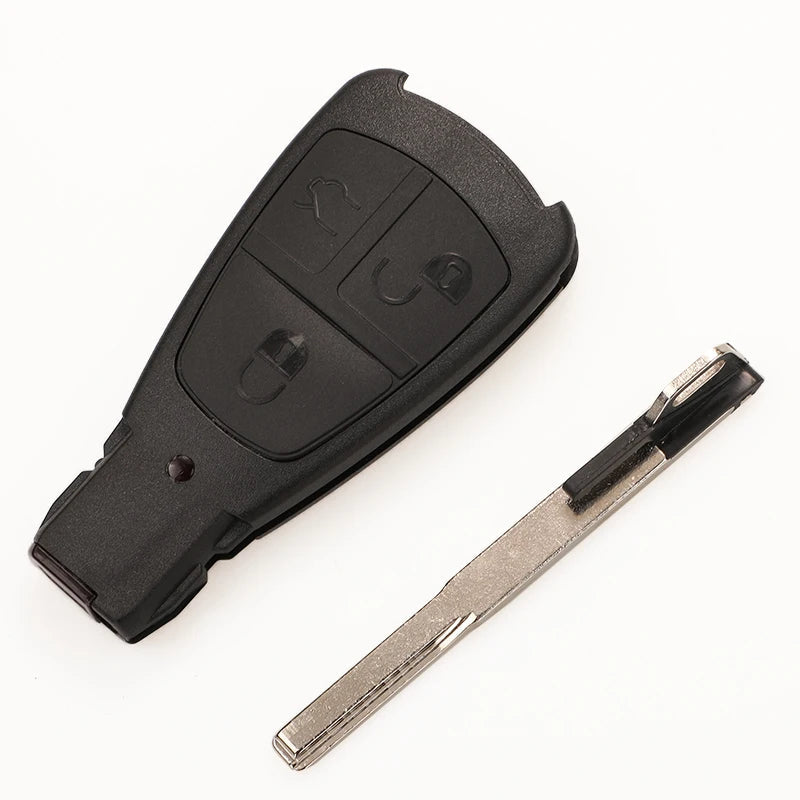 jingyuqin 2/3 Button Old Style Remote Car Key Shell For Benz Mercedes C180 1998-2004 W202 Smart Key Fob Cover Case With Blade CM World