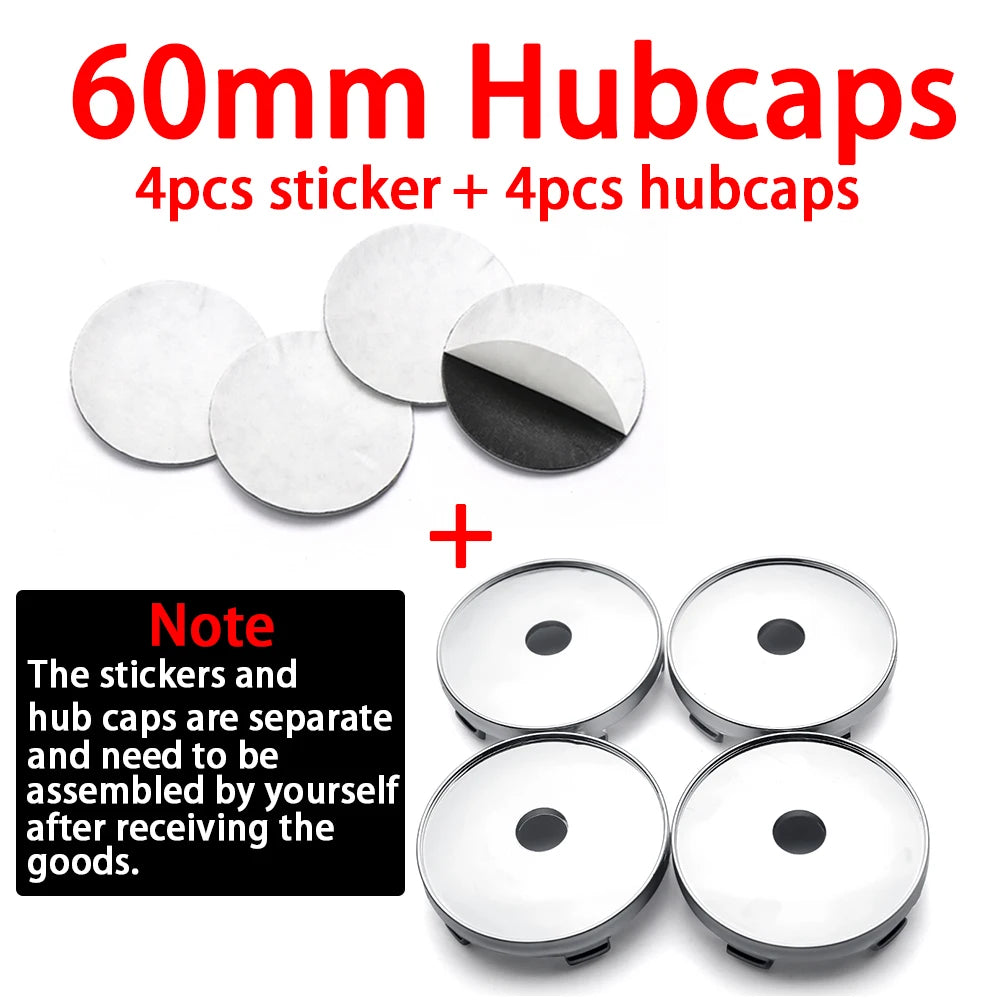 AA-4pcs 56/60mm Car Wheel Center Covers Hub Caps Replacement Emblem Volvo Rdesign T6 AWD C30 C70 S40 S60 S70 S80 S90 V50 V40 T6