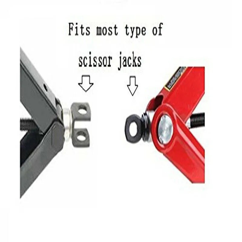 1/2 Inch Chrome Vanadium Steel Car Scissor Jack Drill Adapter Scissor Jack Adapter Car Trestle Jacks Lifting Car Accessories CM World