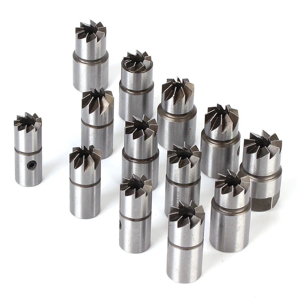 Car Diesel Injector Seat Cutter Set Oil Nozzle Reamer Carbon Remover Clean Kit Auto Repair Tool Automotive Accessories Universal CM World