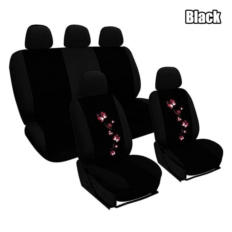 Universal Car Covers Car Seat Protect for Men Women Car Seat Covers Butterfly Embroidery Fit Most Car Seats Styling