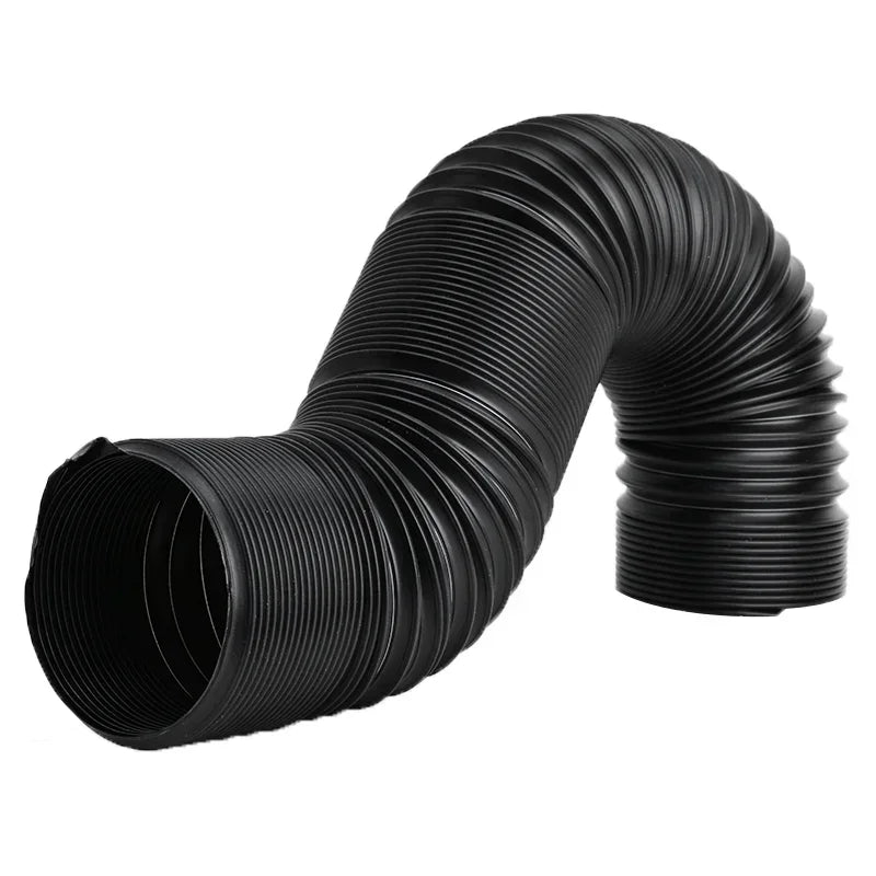 1pc Automotive Air Conditioning Filter Intake Pipe Kits 76/63/51mm Steel Wire Corrugated Air Intake Telescopic Duct Hose Engines