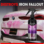 Hydroshine Iron Remover Car Detailing Fallout Spray Decontamination Kit Rust Remover Spray for Brake Rim Metal Surface Particles CM World