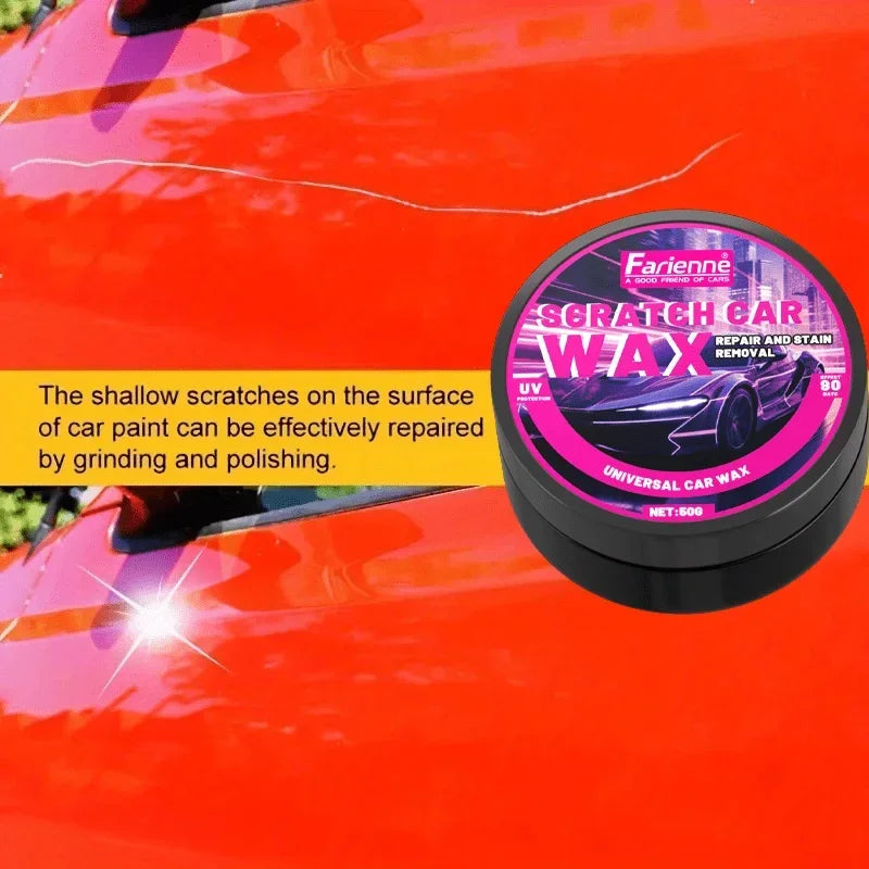 Automobile Body Scratch Repair Paste - Universal Car Scratch Wax Kit for Polishing and Waxing, Eradicates Micro Scratches, CM World