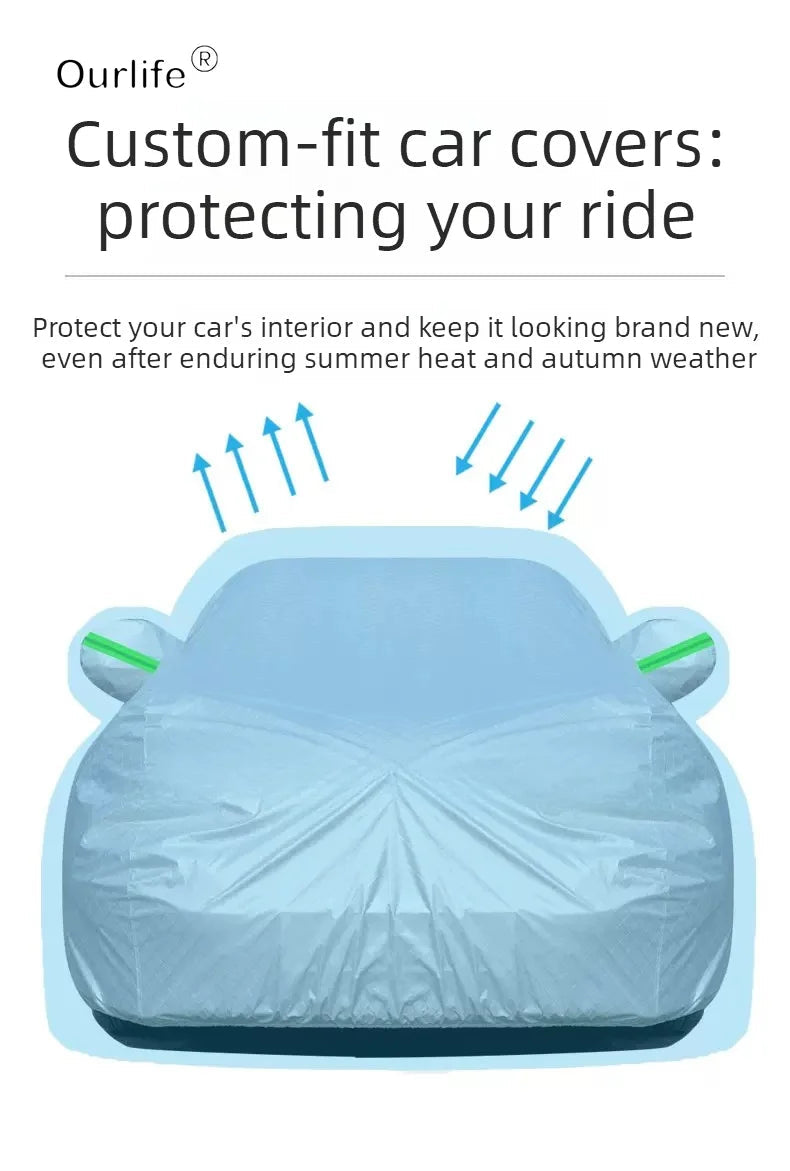 For Gwm Ora 5 2026 2027 Car Covers Outdoor Sun Anti UV Rain Snow Dust Protection Oxford Cloth Accessories Car Mobile World
