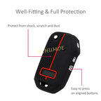 Car 3 Buttons Flip Key Case Cover ShellFor 2019-2025 Kia Ceed K3 K8 Sportage Soul Niro Seltos LX Cerato Picanto Silicone CM World