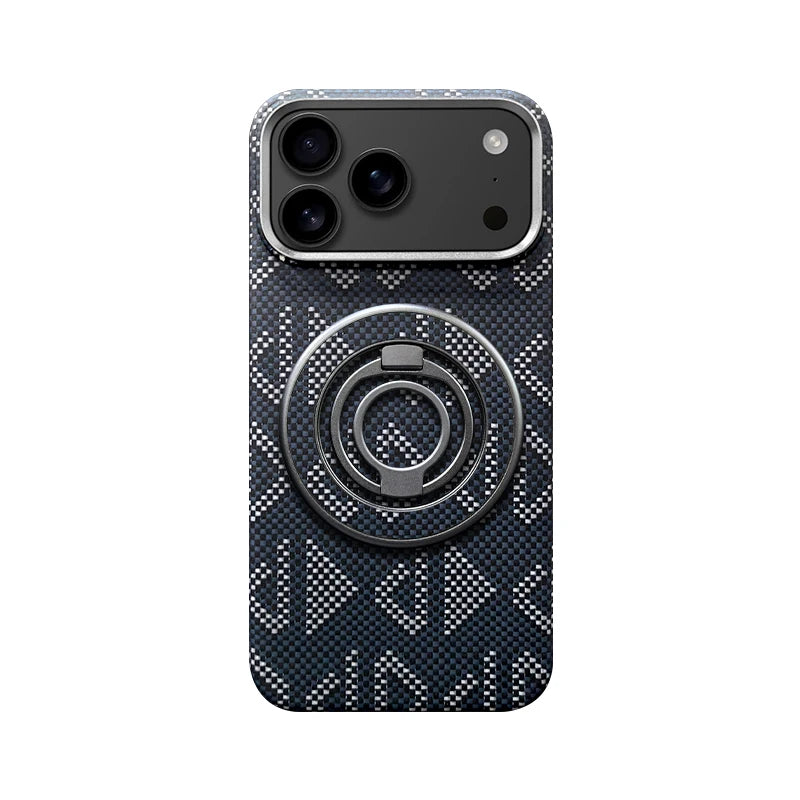 Ultra Slim Real Aramid Kevlar Carbon Fiber Business Case For IPhone 17 Air Pro Max Magnetic Charging Shockproof Protective Cover Car Mobile World