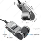Grandnavi HD Car DVR Dash Cam ADAS Video 720P USB TF Card 16G/32G Auto Recorder for Android Multimedia Player DVD Voice Alarm