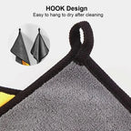 1/3/5/10PCS Car Wash Towels Cleaning Cloth Absorbent Dry Cloth General Purpose Microfiber Towel Thickened Yellow 30/40/60cm CM World