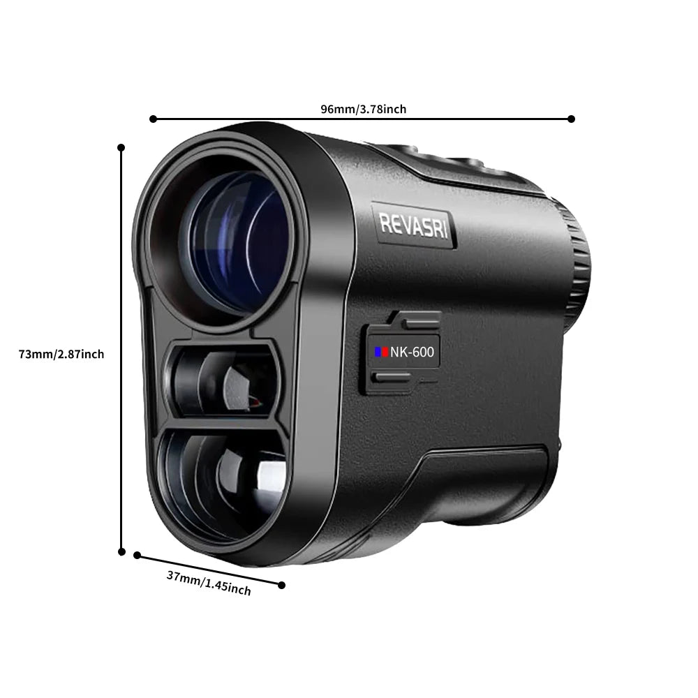 REVASRI Golf Laser Rangefinder with Slope and Flag Lock 600/1000M Telescope Distance Meter Monocular for Golfing Hunting Survey CM World