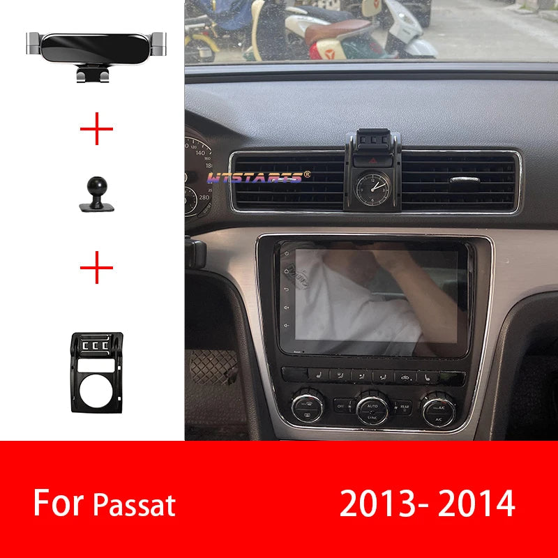 Car Phone Holder Mobile Mount Stand For Volkswagen Passat B7 B8 B9 2011-2023 Adjustable GPS Special Navigation Bracket CM World