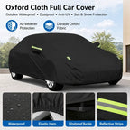 Oxford Cloth Full Car Cover For SKODA Superb Outdoor Sun UV Rain Snow Dust Waterproof Vehicle Protection Accessories