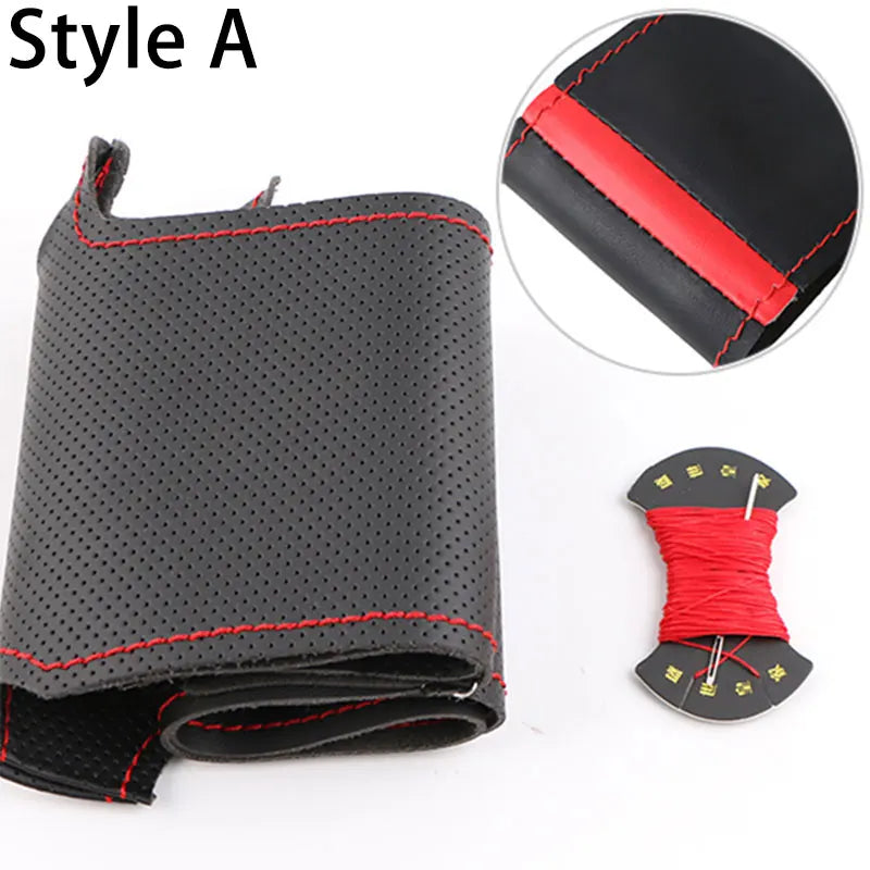 Custom Car Steering Wheel Cover For BMW M Sport 1 Series F20 M135i M140i M235i M240i X1 F21 F48 X2 F39 X3 F25 Microfiber Leather CM World
