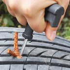 Car Tire Repair Kit Emergency Tire Repair Strips Glue Tubeless Tire Puncture Plug Set For Trucks Cars Motorcycles Accessories CM World