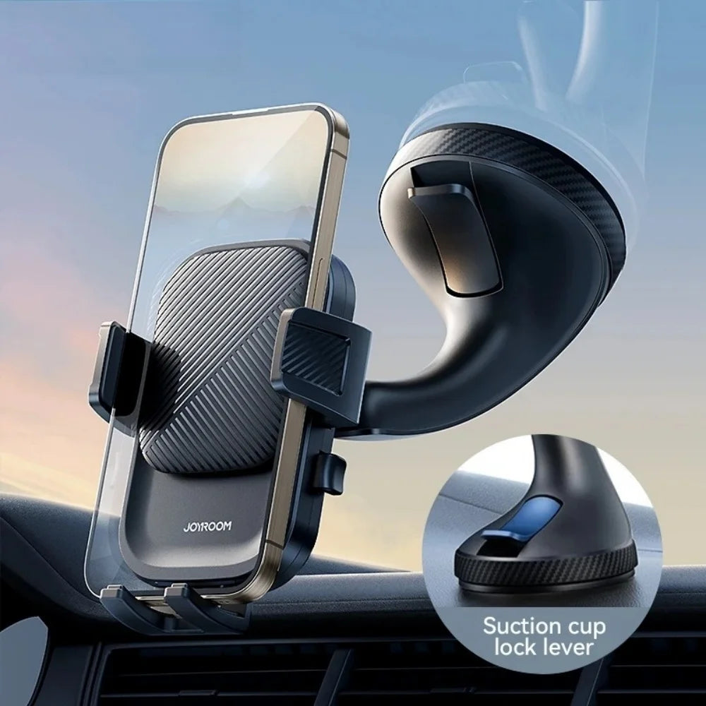 Universal 360° Rotatable Car Phone Holder Suction Cup Dashboard Air Vent Mount Navigation Stand for 4.7‑6.9 Inch Mobile Phones