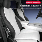 7-Piece Set Tesla Model Y Juniper 2025+ Standard Exclusive Semi-Cover Seat Covers Breathable All-Season Interior Accessories CM World