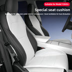 7-Piece Set For Tesla Model Y Juniper 2025+ Standard Exclusive Semi-Cover Seat Covers Breathable All-Season Interior Accessories
