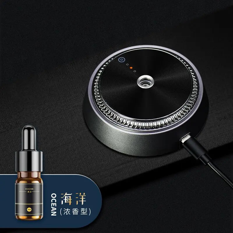Electric Car Air Diffuser Aroma Auto Air Freshener Car Air Vent Mist Wood Grain Oil Aromatherapy Perfume Fragrance