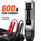 Vyvylabs Car Jump Starter Tire Inflator Vacuum Cleaner LED Emergency Light Portable Battery Booster 4-in-1 Roadside Rescue Tool