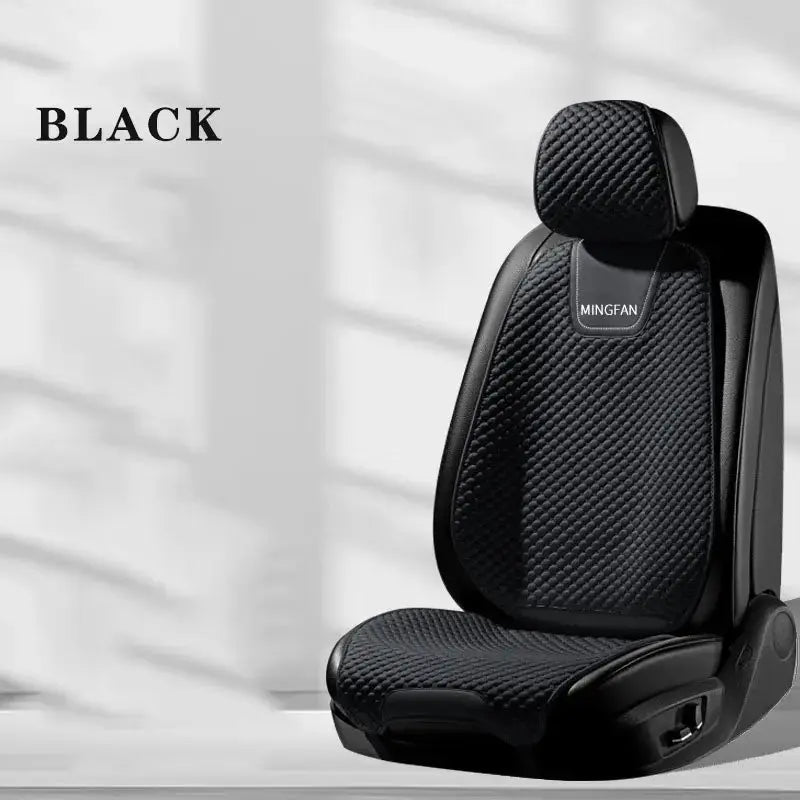 2023 NEW Real Silk Car Seat Cover Front Seat Protector Universal Summer Anti Dirty Non Slip Cushion Auto Interior Accessories Car Mobile World