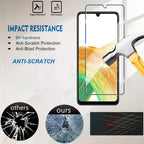 【3+3 PACK】 Designed for Samsung Galaxy A33 Screen Protector and Camera Lens Protector, 9H Hardness, Galaxy A33 Tempered Glass ce Car Mobile World