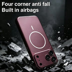 Instantly Change 18 Ultra Thin Metallic Paint Magnetic Case For iPhone 18 17 16 15 14 13 Pro Max Lens Protect For Magsafe Cover