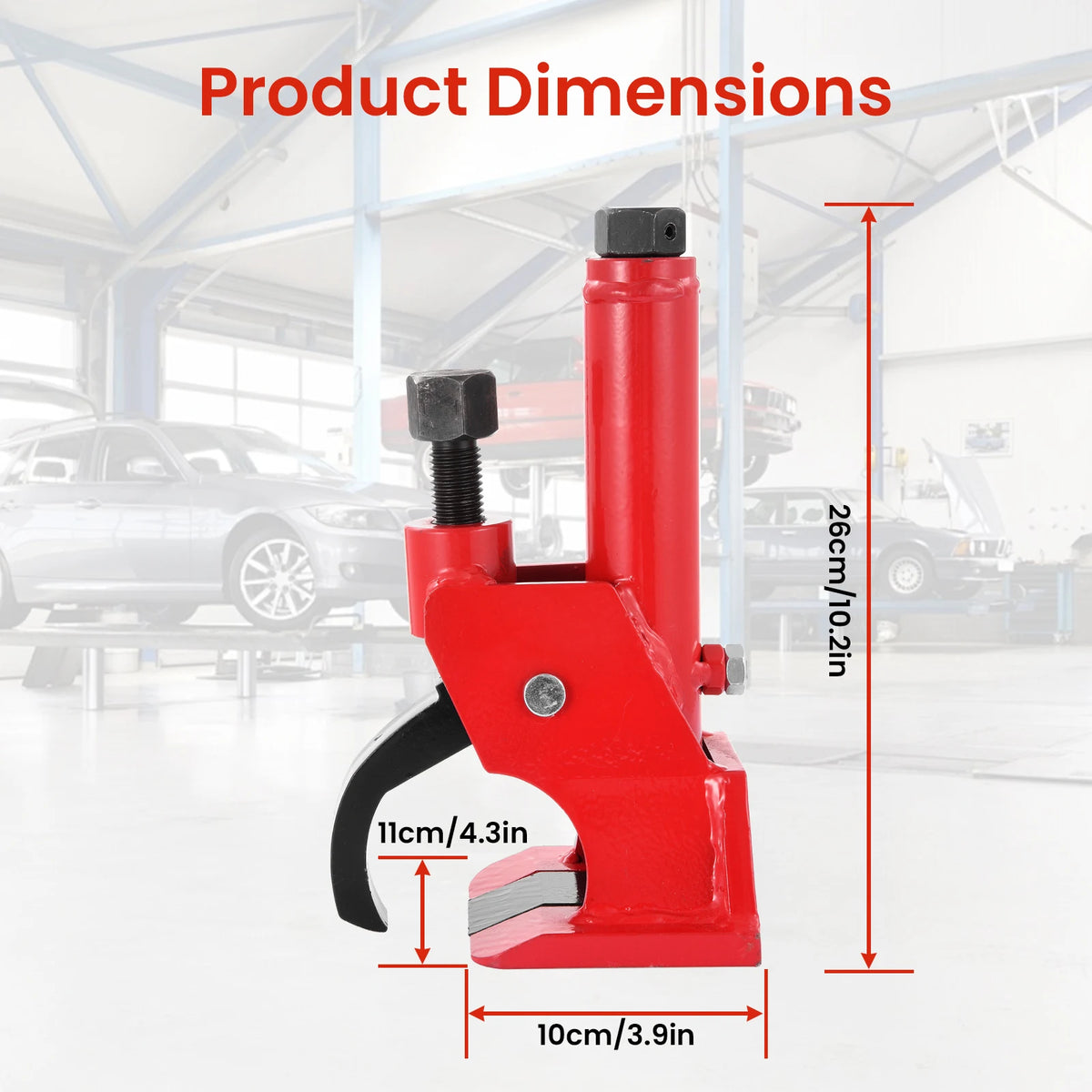 for 38 and 42 Inches Tires Manual Tire Bead Breaker with Handle and Rubber Pad, Tire Change Tool for Aluminum Alloy Hubs, ATV Tire Operation, Tractors, Trucks, Cars, Heavy Duty Tires Car Repair