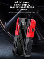 12V Car Jump Starter , 3000A Peak 99800mAh Portable Power Bank ,12V Auto Battery Booster with LCD Display, Emergency LED Light