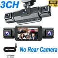 Car Dash Cam 3/4 Channel 360° 1080P HD 4 Lens DVR Camera Night Vision G‑Sensor 24H Parking Motion Loop Record Detection Recorder