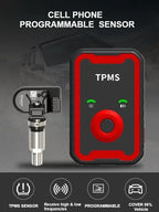 Programable TPMS Sensors 2 in 1 433MHz+315MHz Support Programing with CELL PHONE CM World