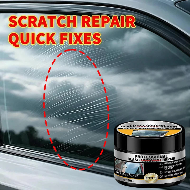 Glass Scratch Repair Paste Can Be Used for Repairing and Polishing Scratches on Car Windshields Glass Doors and Windows 2026 New