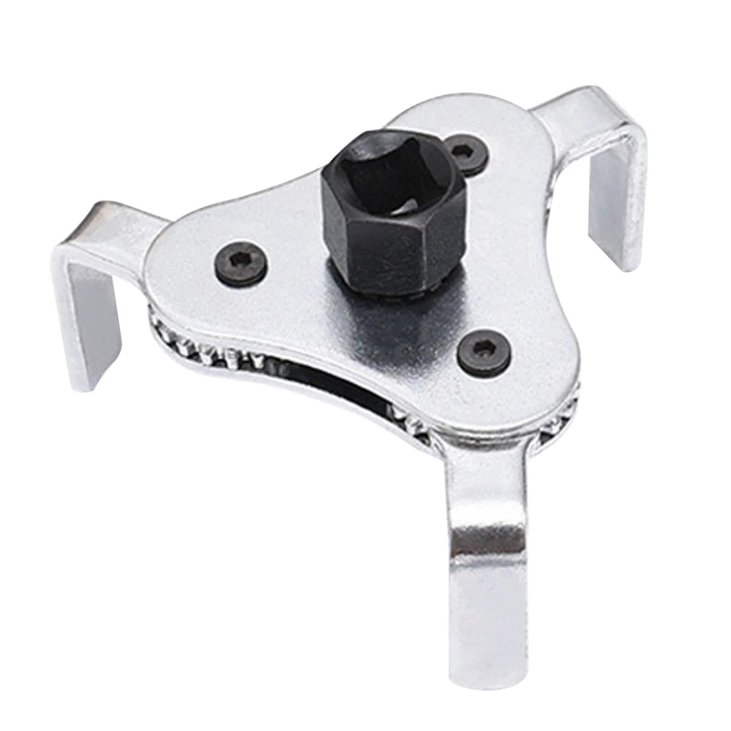 Adjustable 3 Jaw Oil Filter Wrench Universal Triangle Remover Auto Motorcycle Remover  Interface Wrench Tool for Audi Bwm Benz Car Mobile World