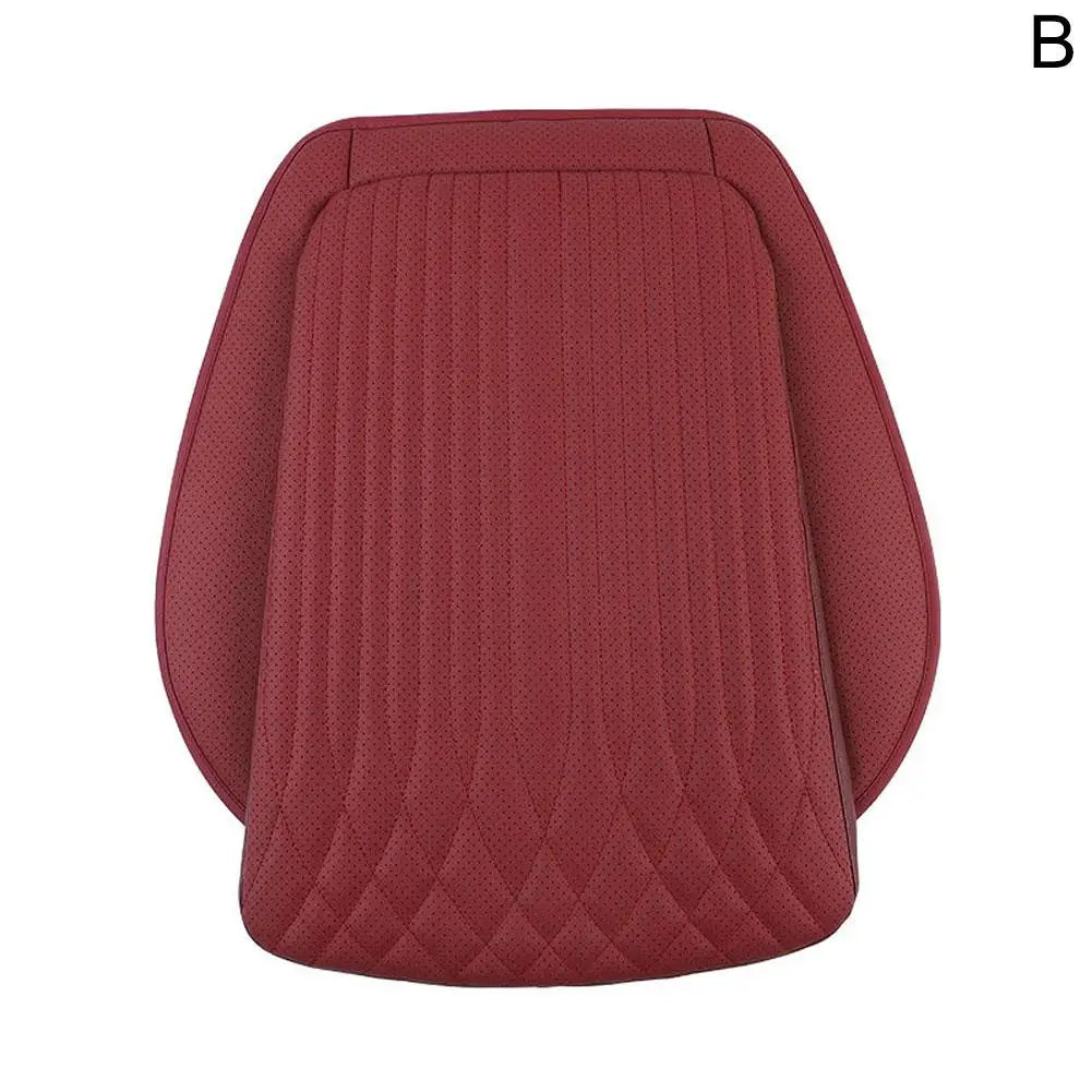 54cm Breathable Car Seat Cushion Luxury Leather Commercial Vehicle Non-slip Support Pad Universal High Rebound Sponge Seat Cover